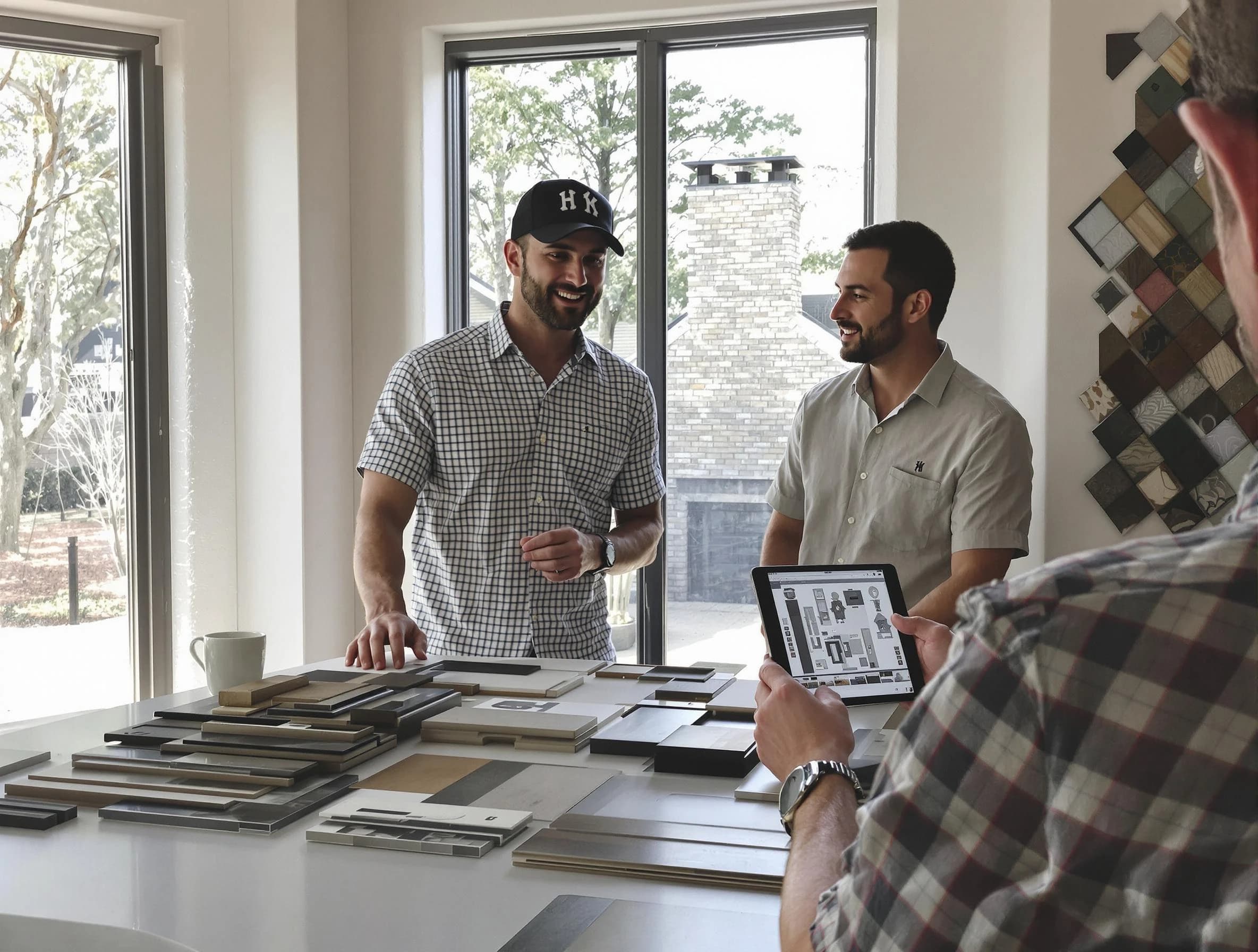 Vestavia Hills Chimney Sweep remodeling a chimney and fireplace in Vestavia Hills, AL