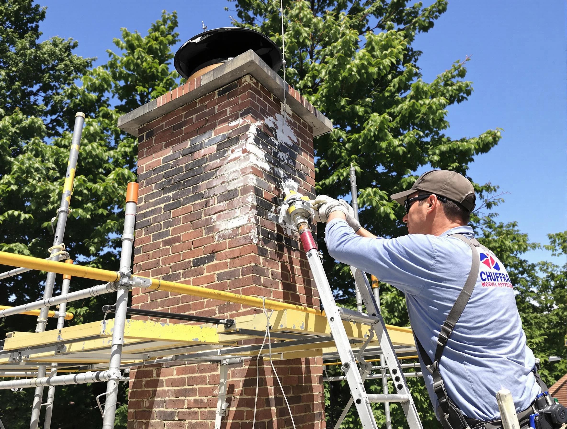 Structural chimney repair by Vestavia Hills Chimney Sweep in Vestavia Hills, AL