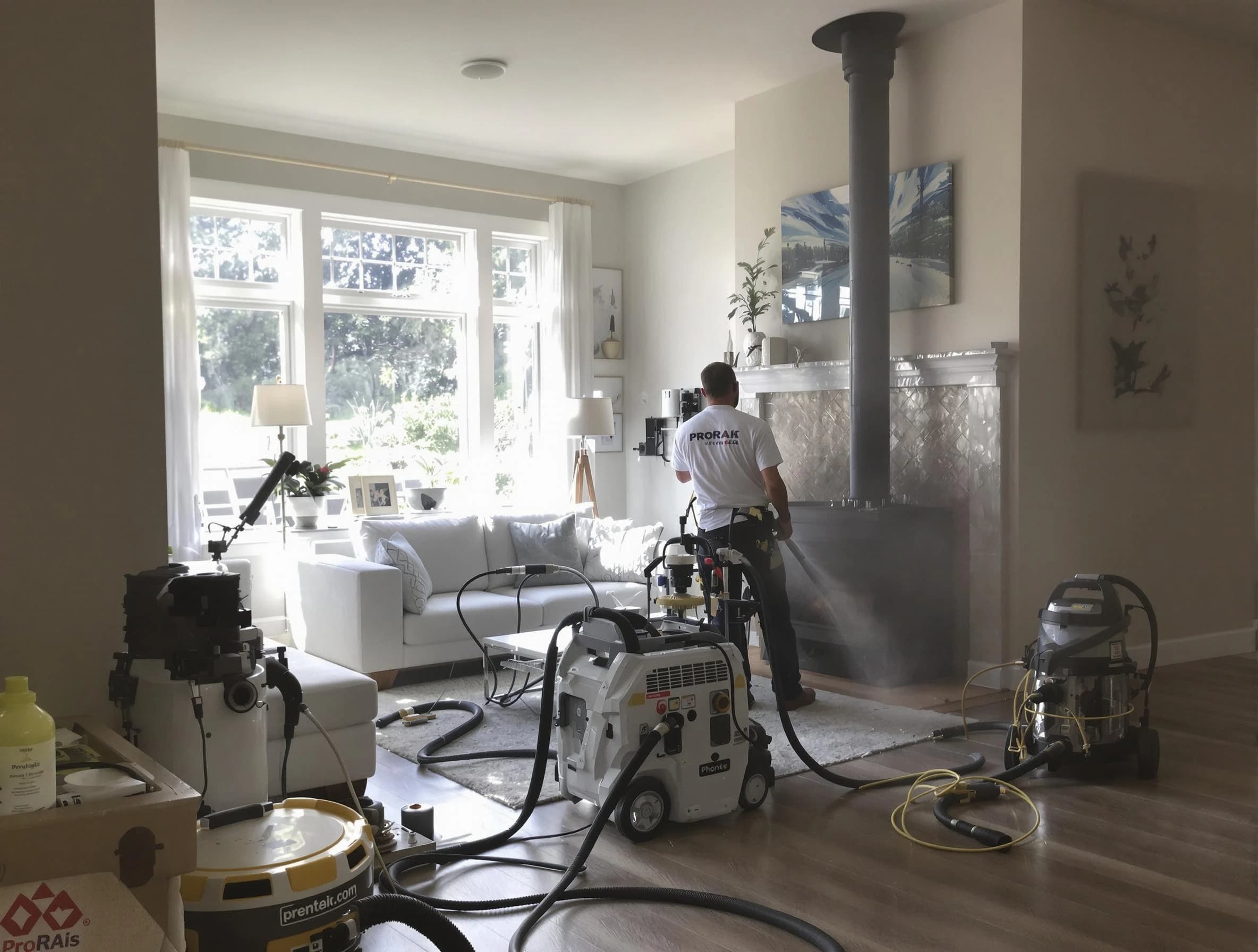 Soot removal service by Vestavia Hills Chimney Sweep for a fireplace in Vestavia Hills, AL