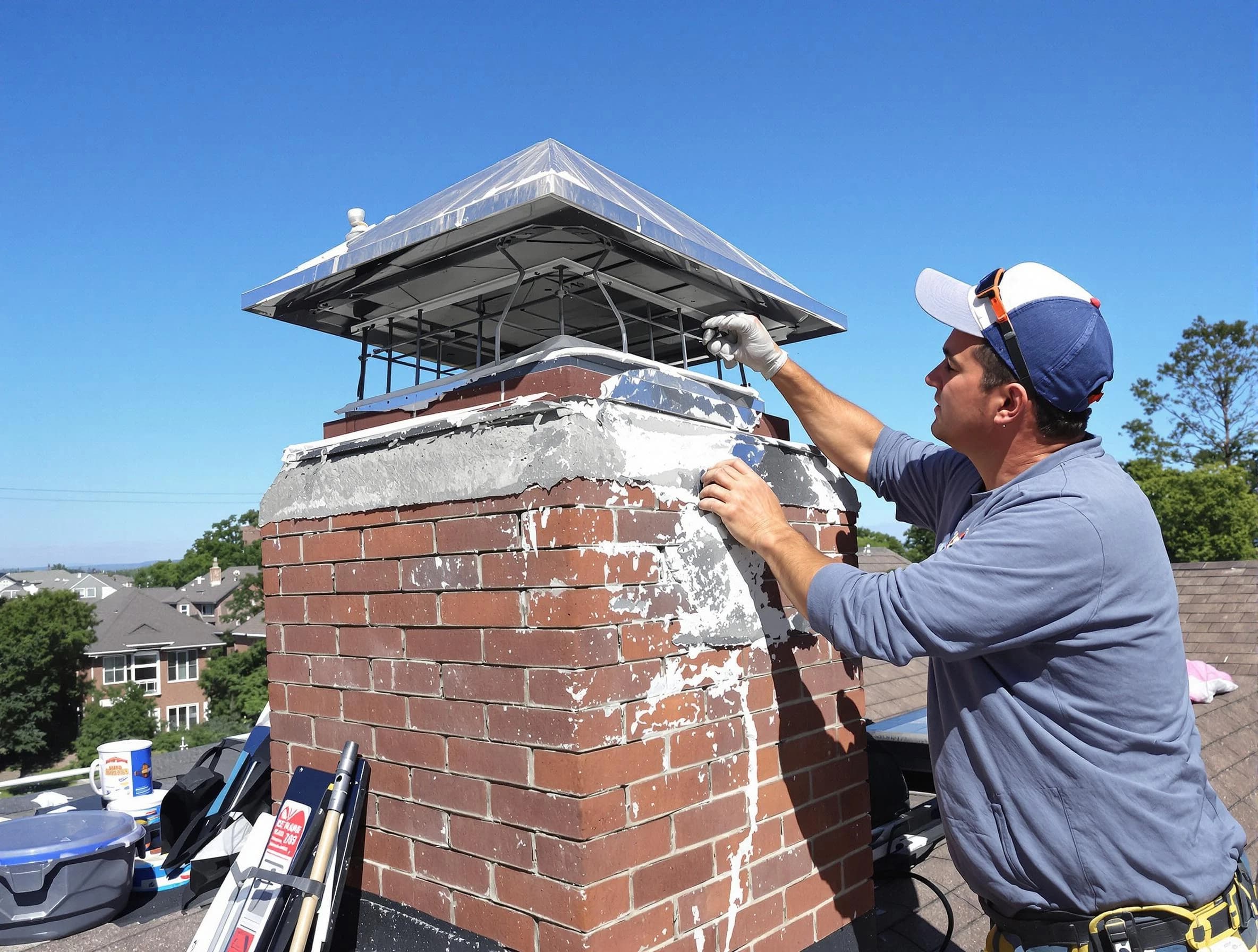 Chimney Crown Services service in Vestavia Hills, AL