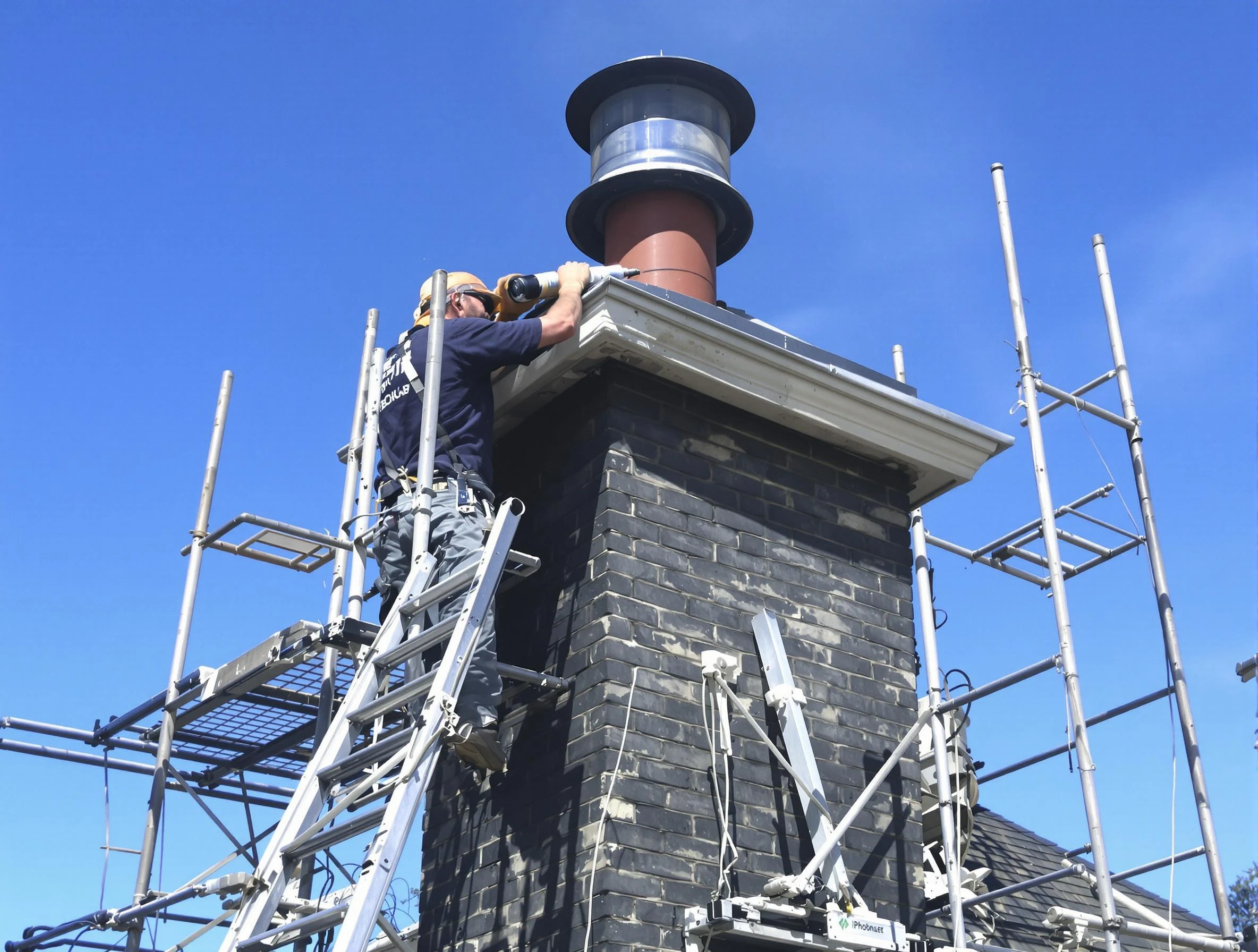 Sturdy chimney crown finished by Vestavia Hills Chimney Sweep in Vestavia Hills, AL
